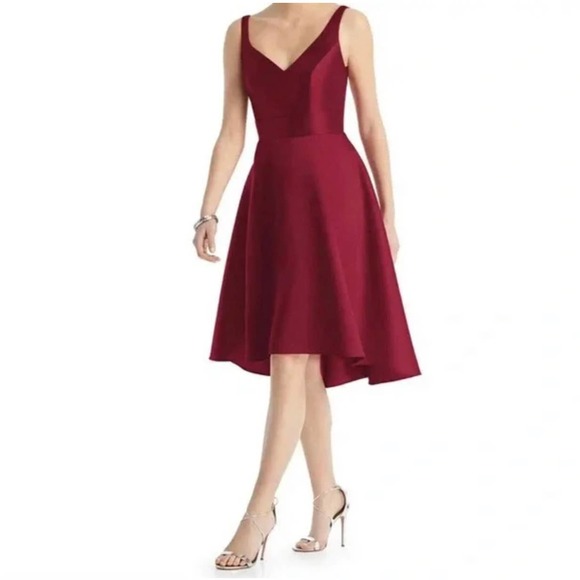 Alfred Sung Dresses & Skirts - Alfred Sung D765 High low Dress red size 2